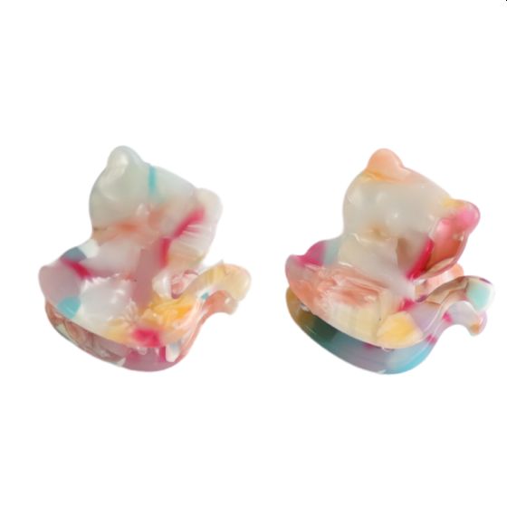 Pair of Cat Shaped Mini Hair Claws