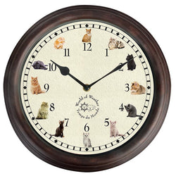 Cat Sounds Wall Clock