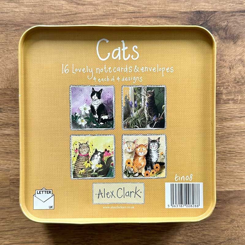 Cats Notecards Tin