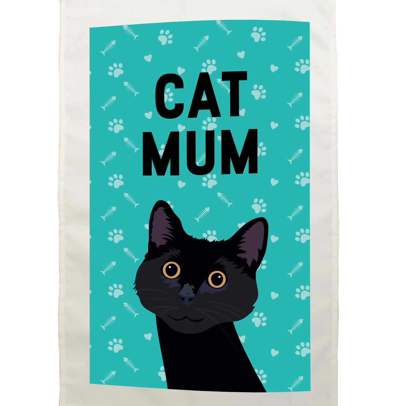 Cat Mum Tea Towel