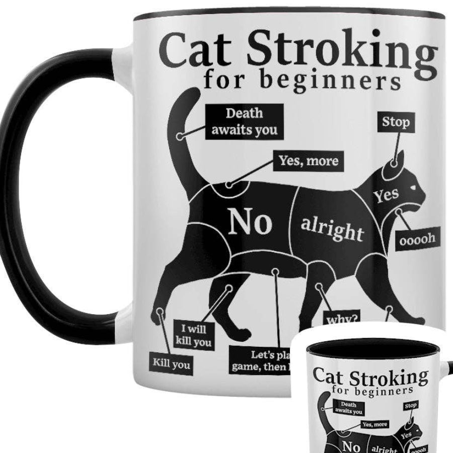 Cat Stroking For Beginners Mug