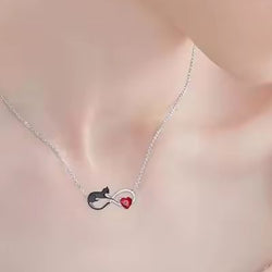 Love Cat Sterling Silver Necklace