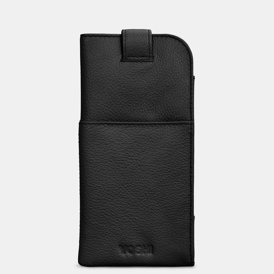 Cat Colour Block Leather Glasses Case