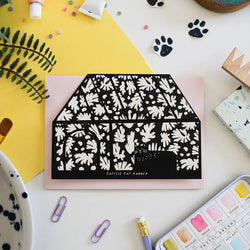 Catisse Cat Garden Card
