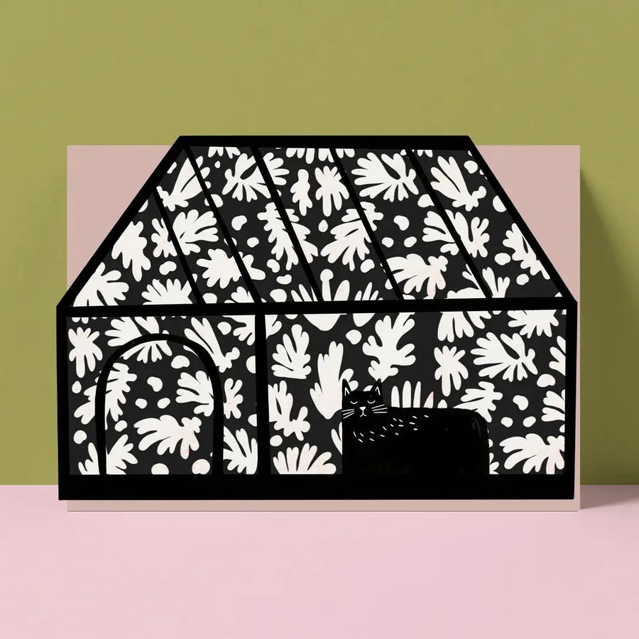 Catisse Cat Garden Card