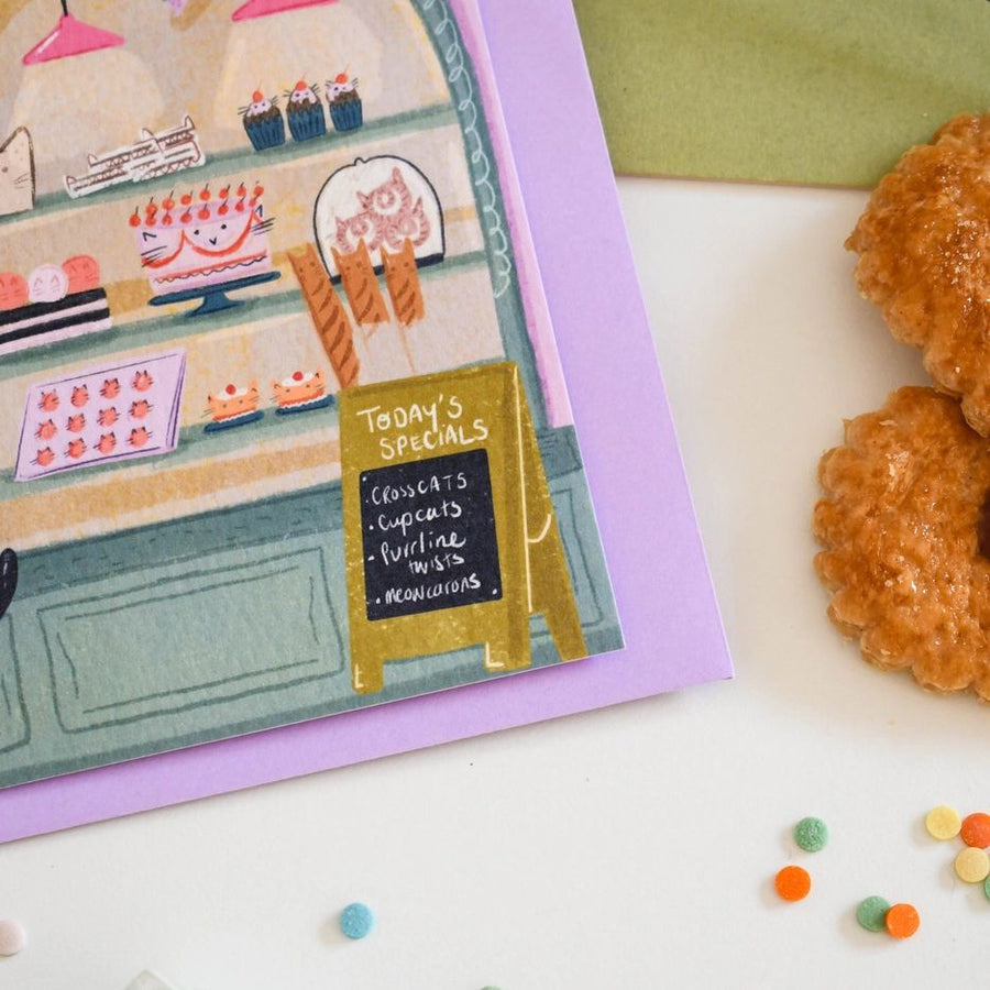 Catisserie Art Cat Card
