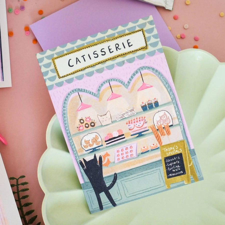 Catisserie Art Cat Card