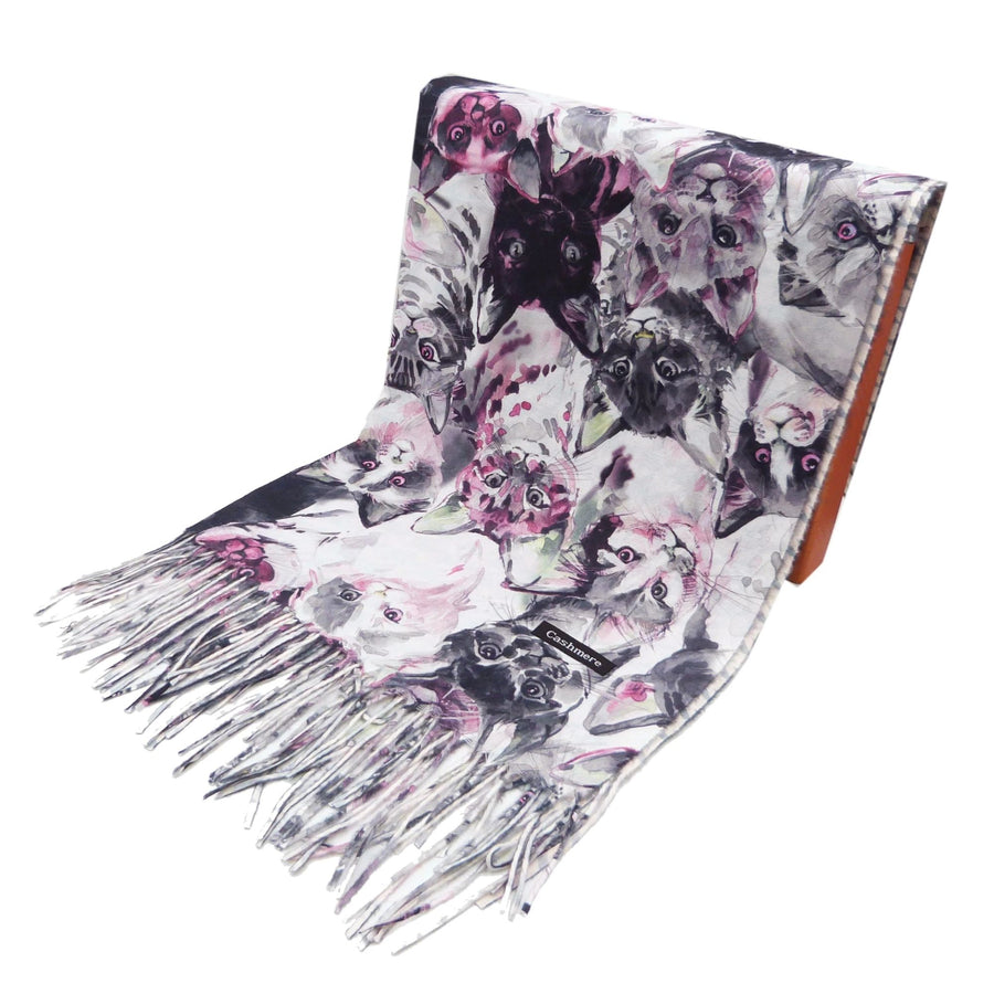 Cats Pashmina Style Scarf
