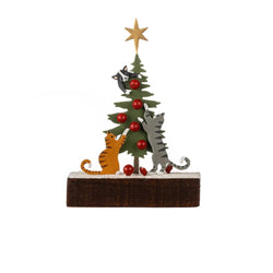 Cats Dressing Tree Block