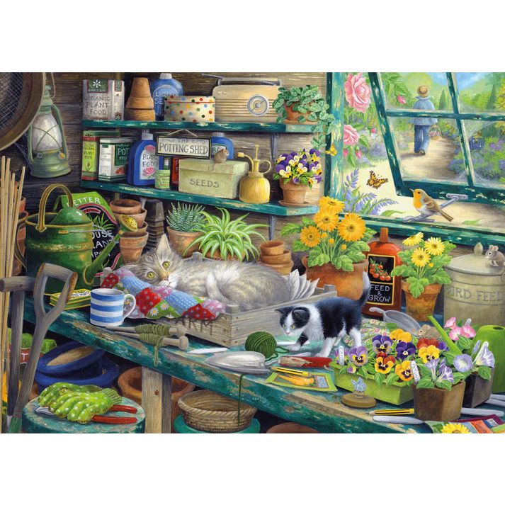 Cats Hideaway 1000 piece Jigsaw