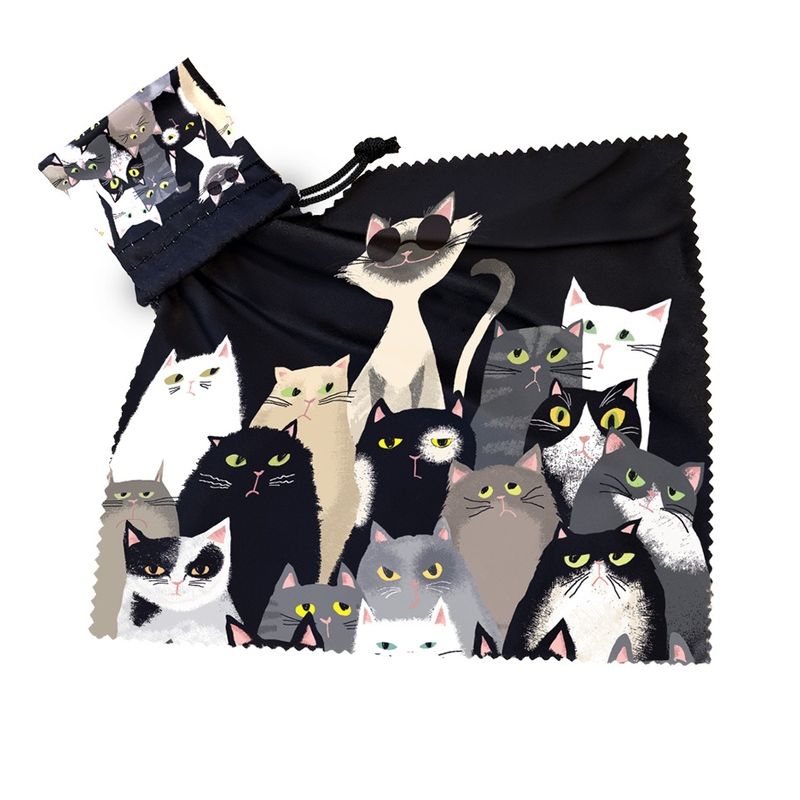Cat Portrait Lens Cloth