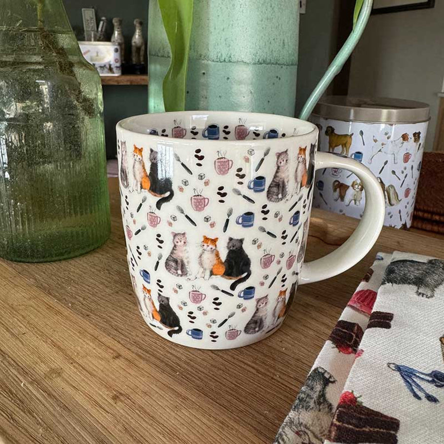 Cats and Coffee Mug