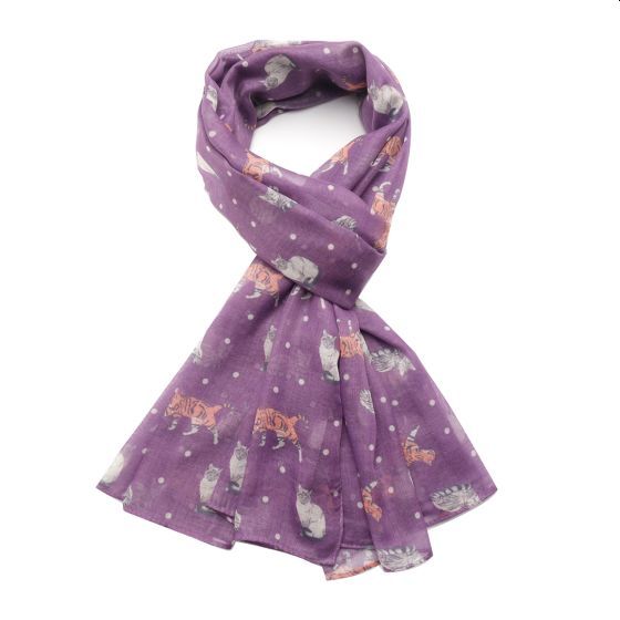 Cats and Spots Scarf