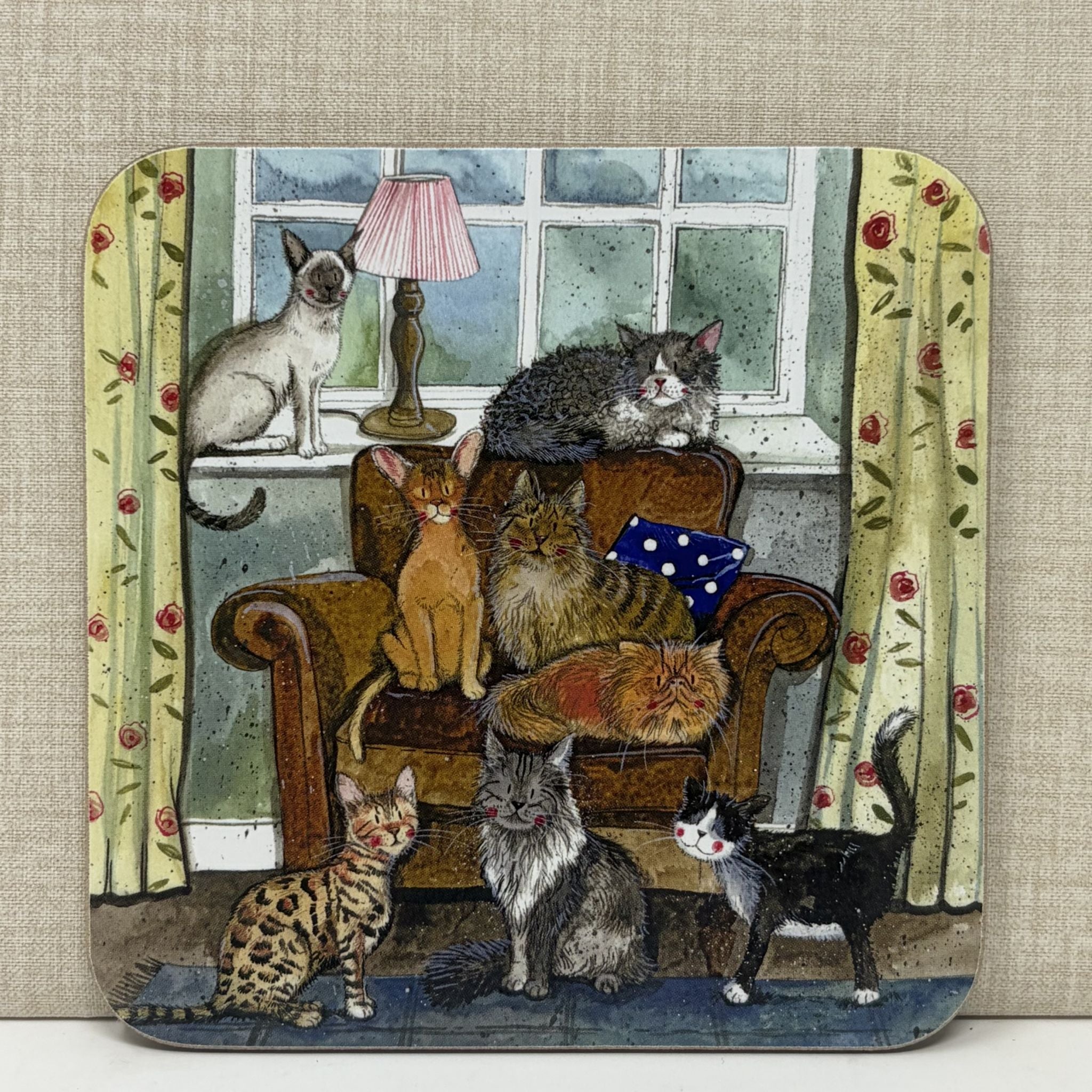 Cat House Coaster