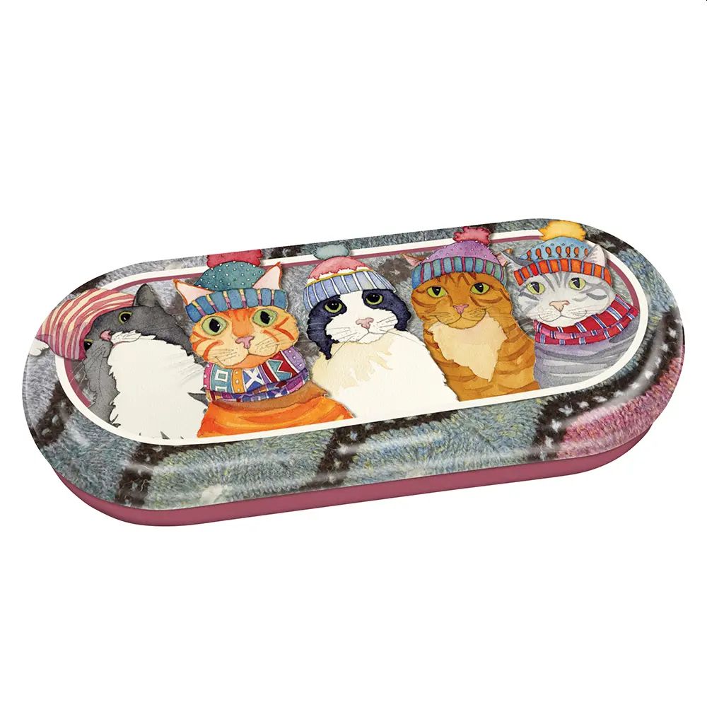 Cats in Hats Glasses Case