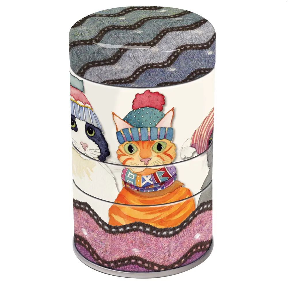 Cats in Hats Mini Stacker Tin