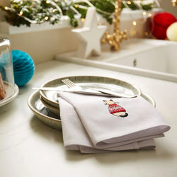 🎁 Cats in Waiting Festive Cotton Napkins 2-pack (100% off)