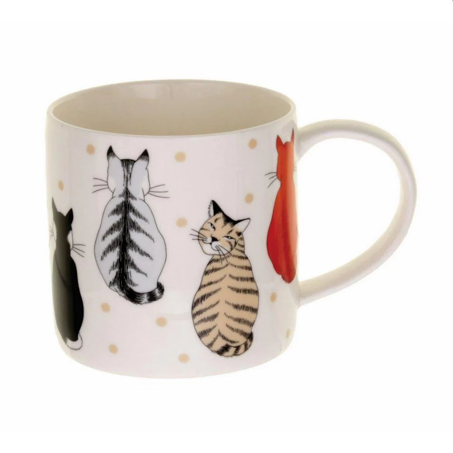 Cats in Waiting Bone China Mug
