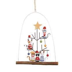 Star Tree Cats Hanging Decoration
