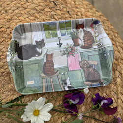 Cats in the Kitchen Snack Tray, by Alex Clark