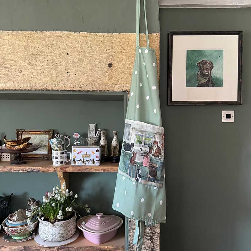 Cats in the Kitchen Cotton Apron