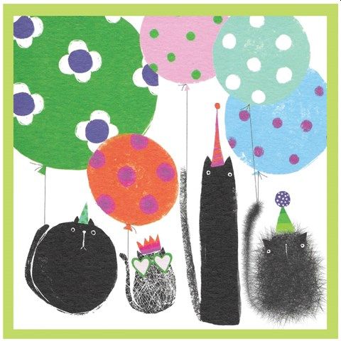 Margo, Cats with Balloons