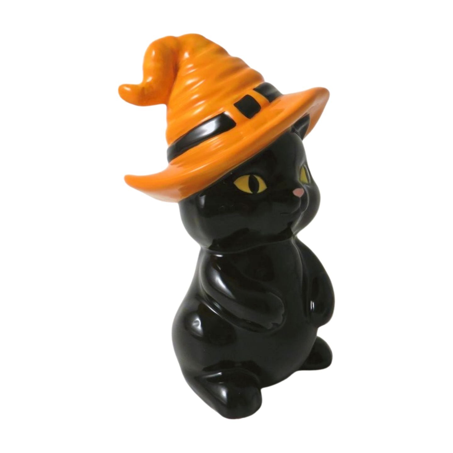 Ceramic Black Wizard Cat