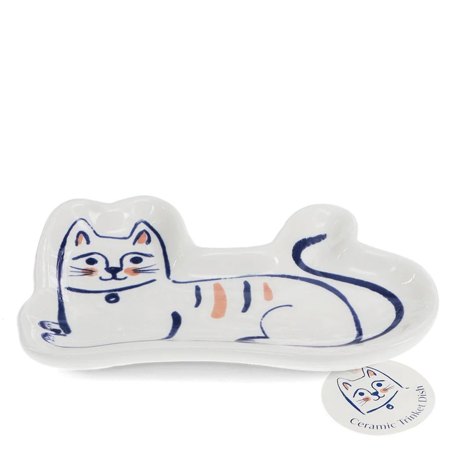 Decorative Cat Shaped Trinket Dish