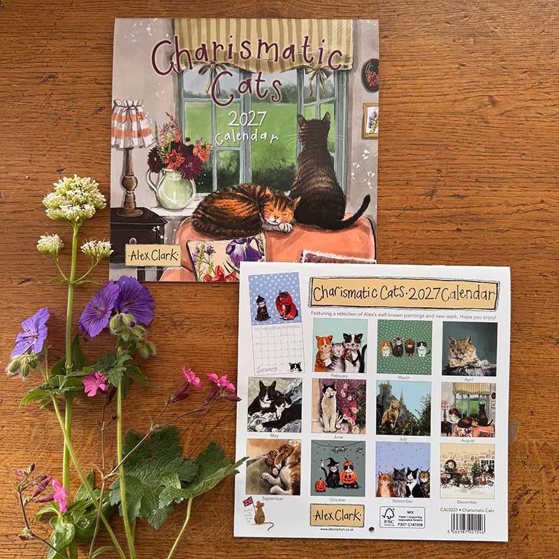 2027 Charismatic Cats Calendar by Alex Clark
