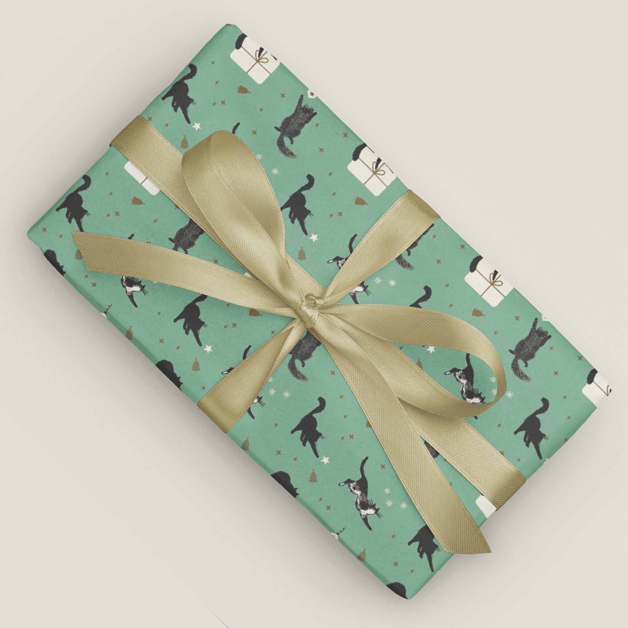 Battersea Christmas Cat Gift Wrap
