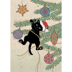 Christmas Kitty Christmas Card