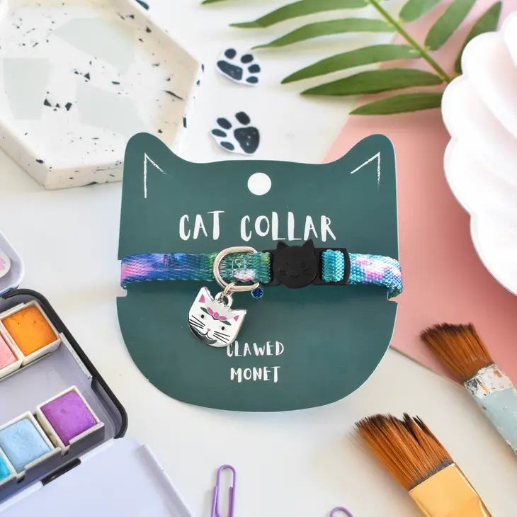 Clawed Monet Cat Collar