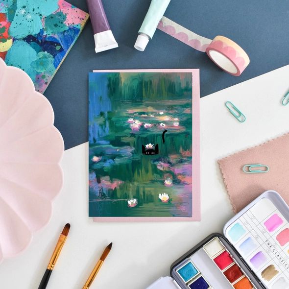 Clawed Monet Art Card