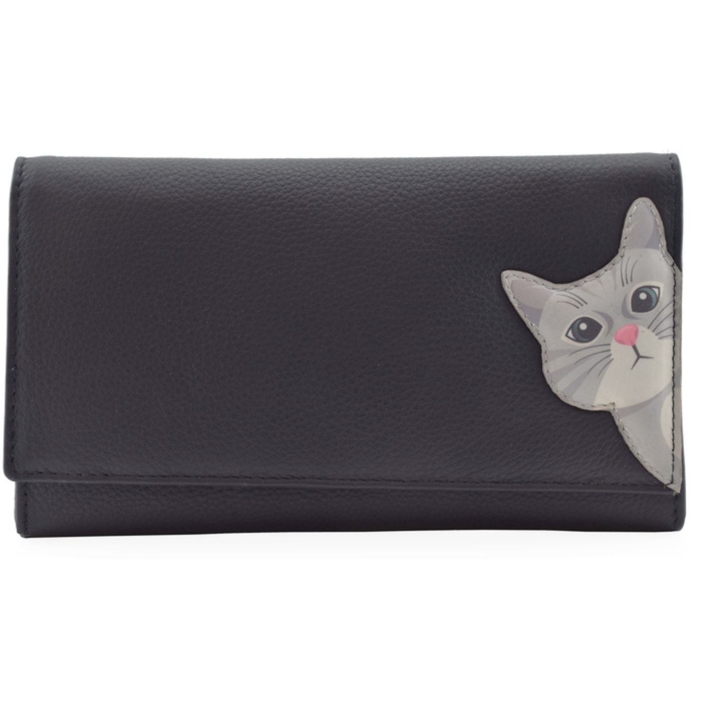 Cleo 猫黑色钱包