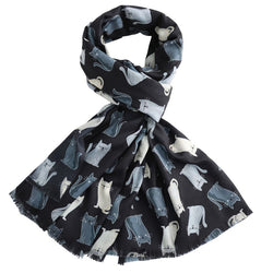 Contented Cats Scarf