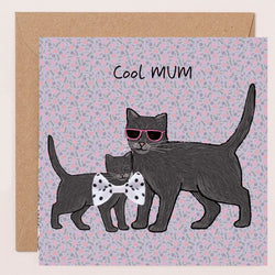Cool Mum Mothers Day Ribbon Card