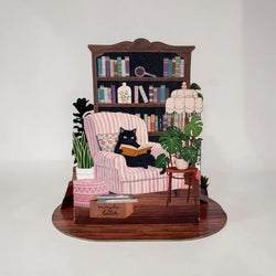 Cosy Cat Corner Pop-up Card