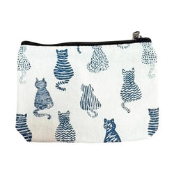 Cats Sitting Cotton Purse