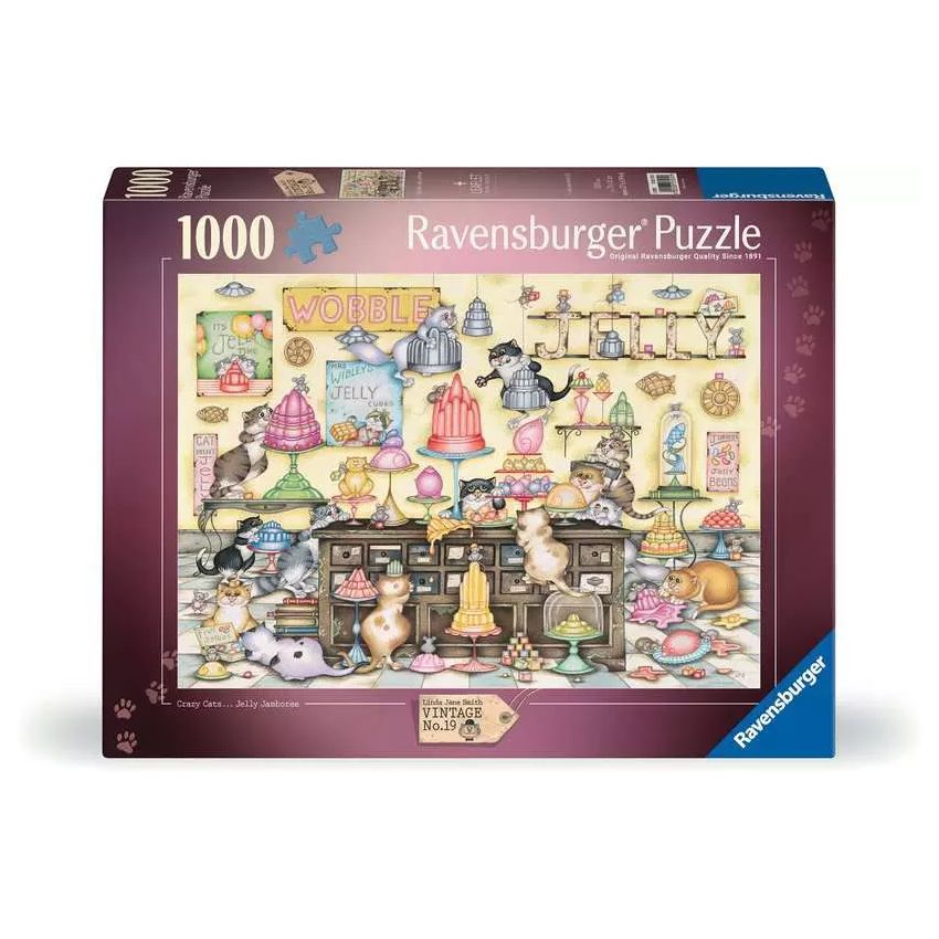 Crazy Cats Jelly Jamboree 1000 Piece Jigsaw