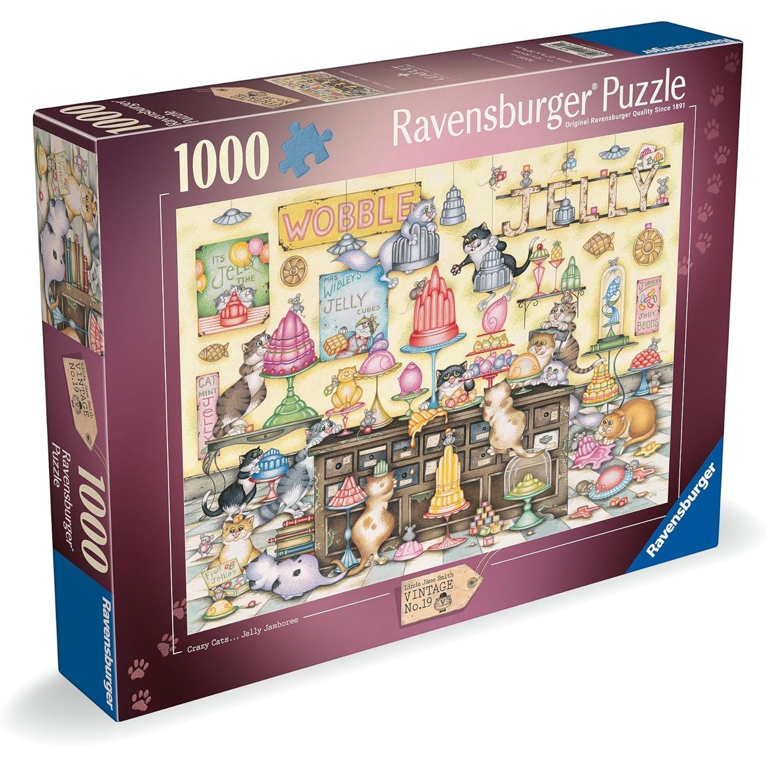 Crazy Cats Jelly Jamboree 1000 Piece Jigsaw