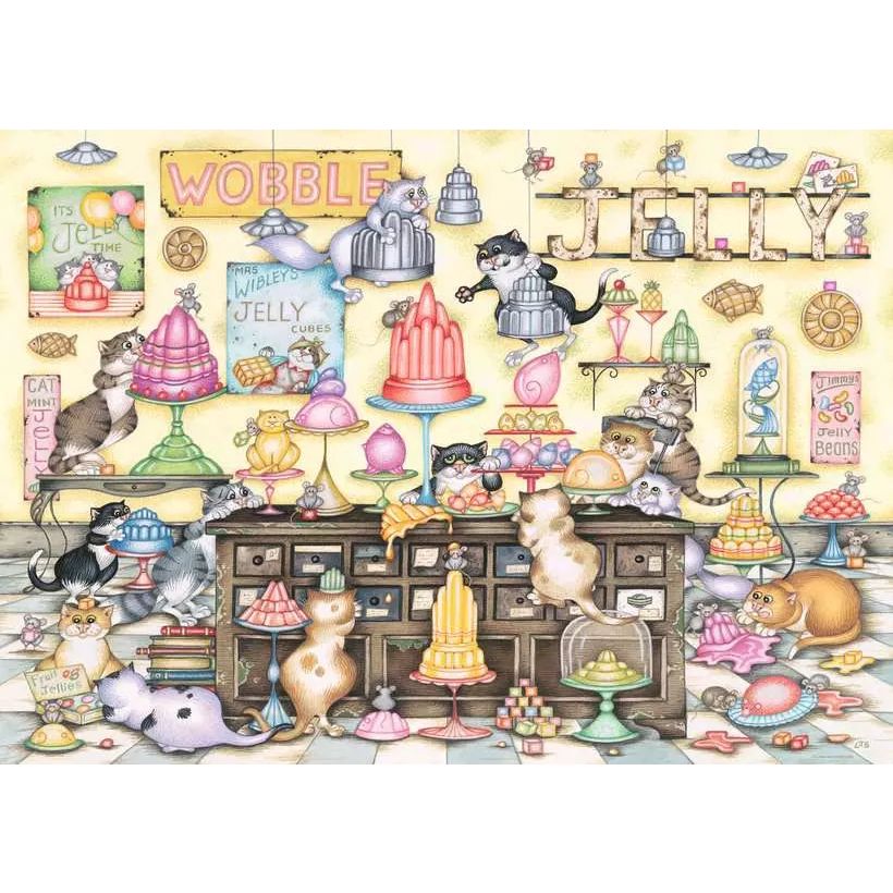 Crazy Cats Jelly Jamboree 1000 Piece Jigsaw