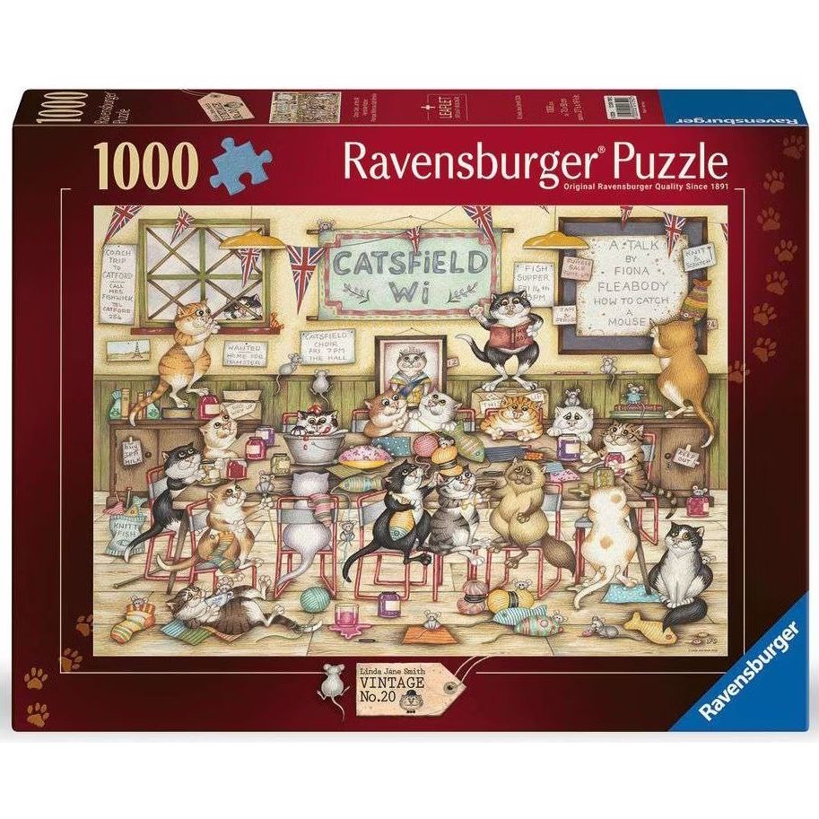 Crazy Cats at the WI 1000 Piece Jigsaw