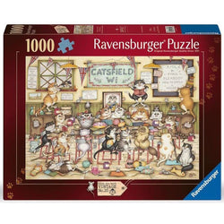 Ravensburger puzzle box with cat-themed WI illustration and '1000 Piece' label.