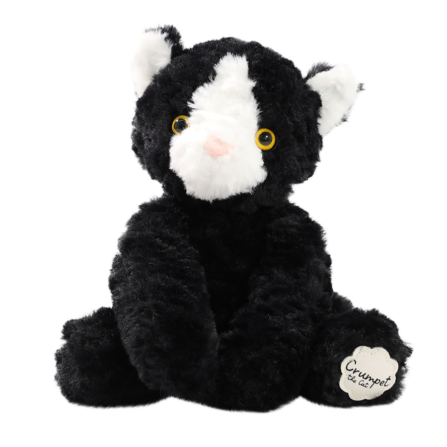 Crumpet the Plush Black and White Cat