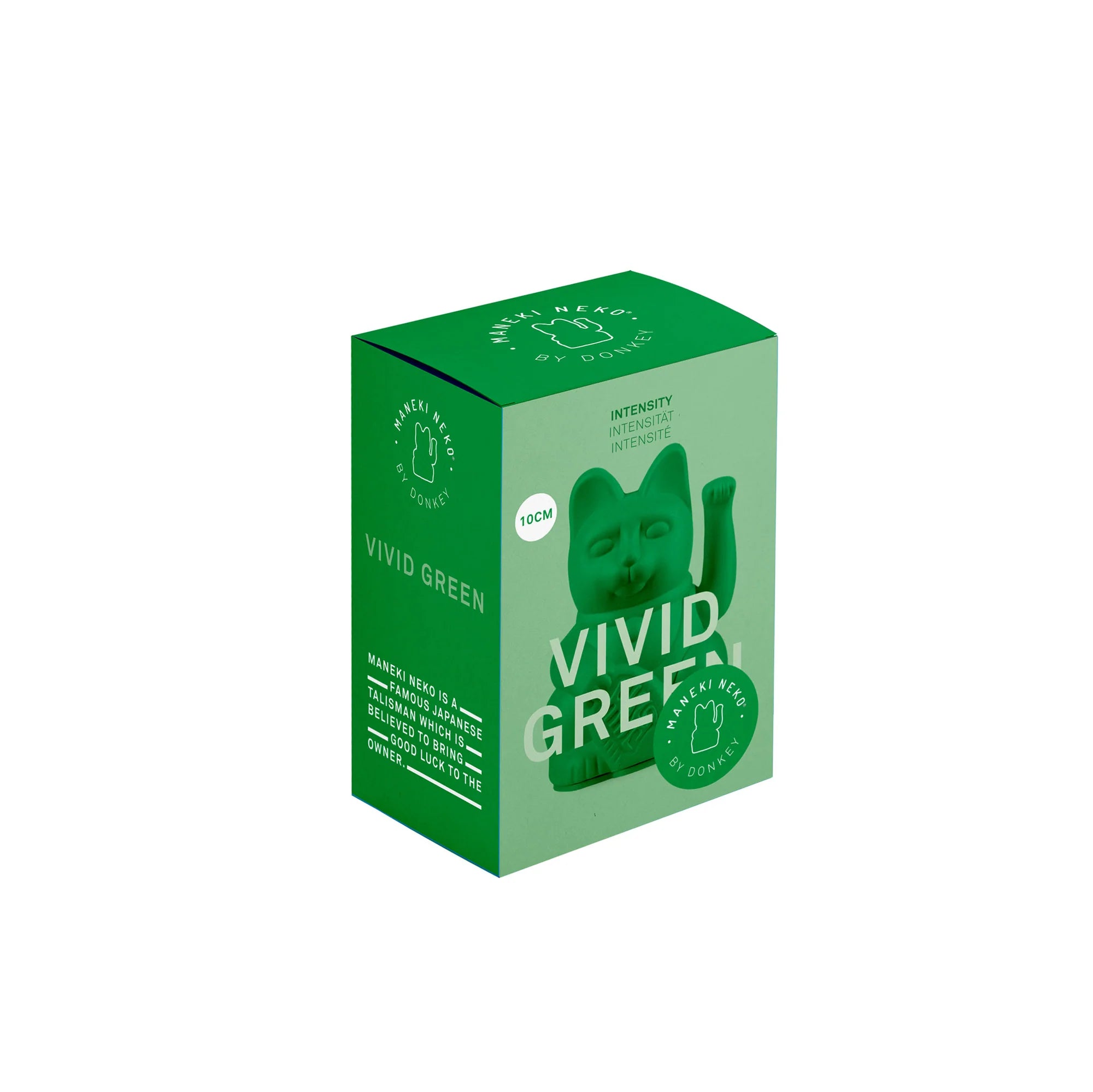 Maneki Neko Mini by Donkey VIVID GREEN