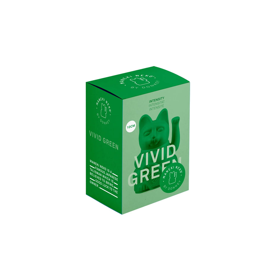 Maneki Neko Mini by Donkey VIVID GREEN