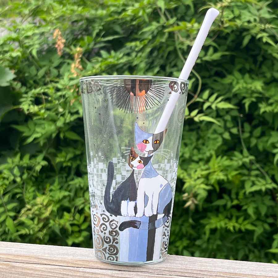 Vintage Rosina Wachtmeister Glass & Spoon Nico e Nicola