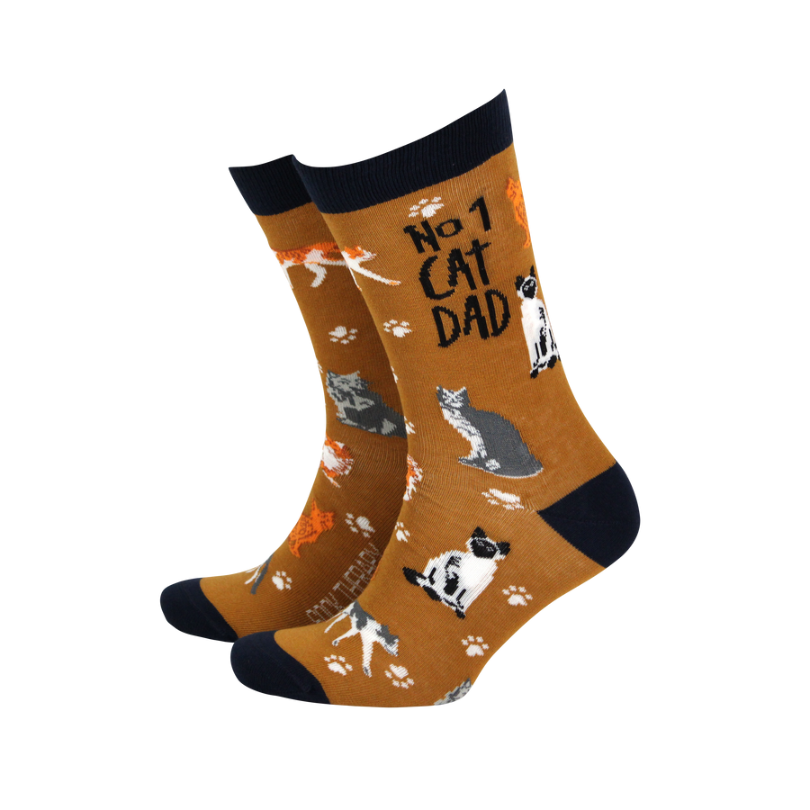 No.1 Cat Dad Bamboo Socks, The Cat Gallery