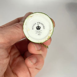Vintage Mrs Cat Hand Enamelled Perfume Bottle by Royale Stratford