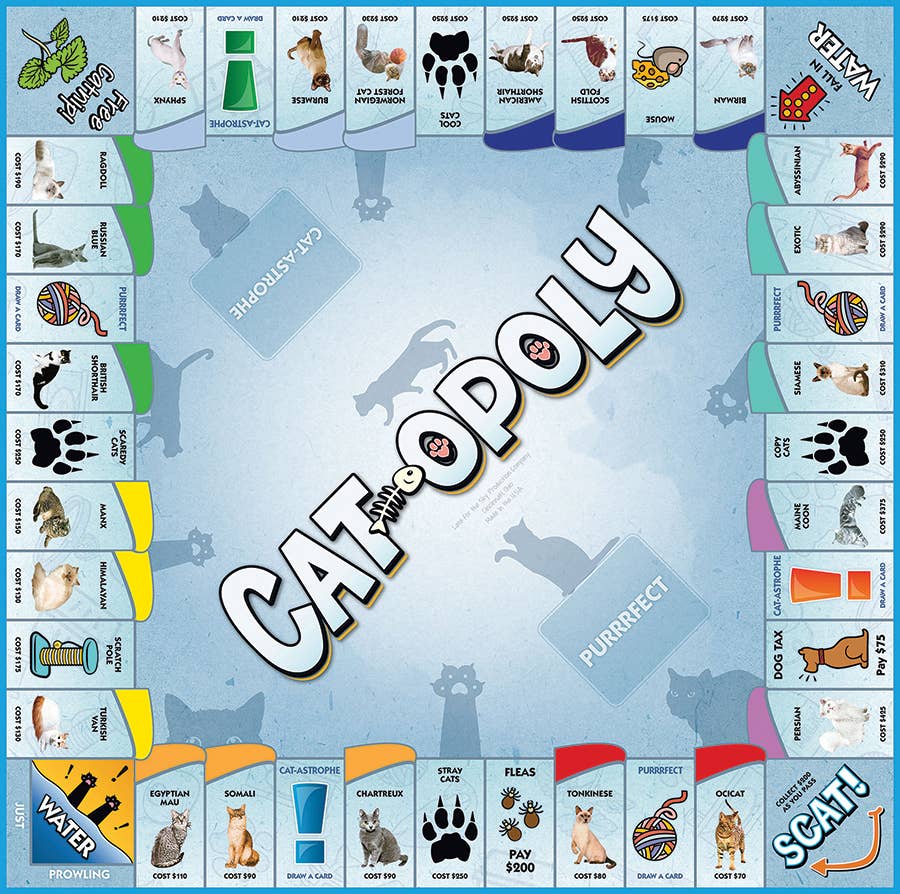 Catopoly Board Game